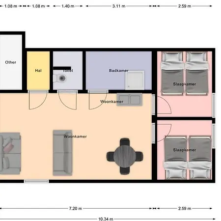 Daire Alter Kindergarten Vakantieappartementen *
