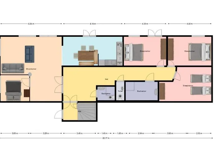 公寓 Alter Kindergarten Vakantieappartementen 巴德米滕多夫