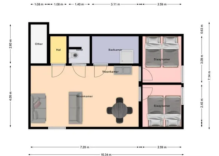 公寓 Alter Kindergarten Vakantieappartementen *